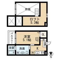 ヴィレッタ大正町の物件間取画像